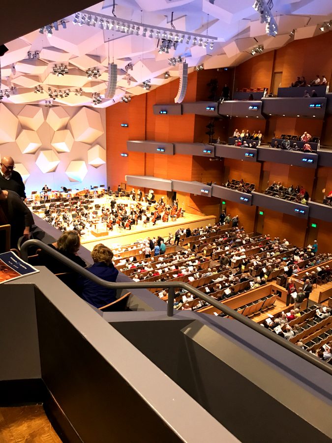 Audience members fill the Orchestra Hall in Minneapolis to see the Minnesota Orchestra perform “American Voices.” Thirty-four members of the SHS orchestra went to see the Minnesota Orchestra on May 3