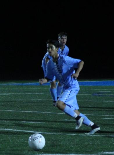 Superior Viet Nguyen (7) sprints to take the ball from Cloquet. Superior lost 1-0, after a eight minute blackout in the second half. 