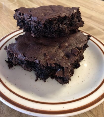 Student Recipe: Dark chocolate brownies