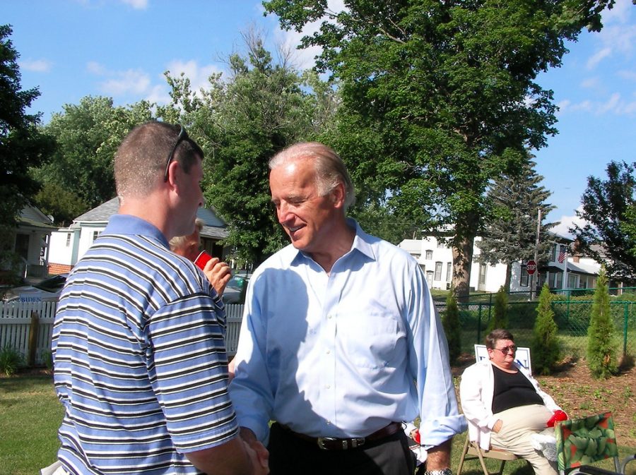 Joe Biden leads the Democratic race with the most delegates.