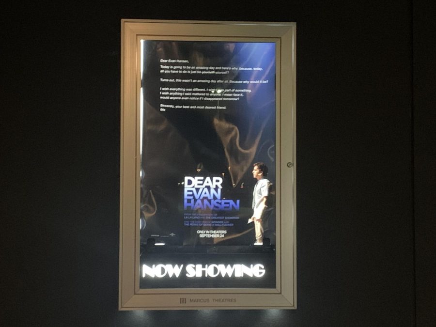 Image of the movie poster for Dear Evan Hansen.