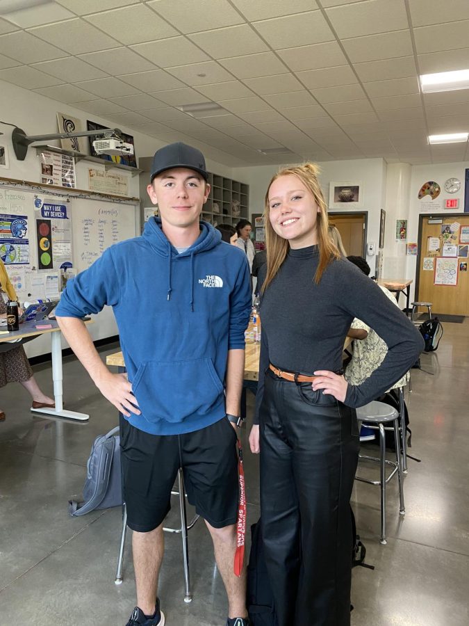 Juniors Aaron Johnson and Addison Aker ran against each for 2022-2023 Student Council President Friday, May 20. The juniors voted throughout the day electronically via a Google Form they were invited to fill out. 